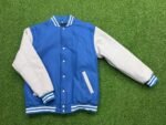 Blue and White Varsity Jacket