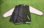 Green and White Varsity Jacket
