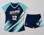 Custom volleyball uniform jersey and shorts