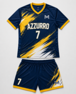 Navy and Yellow Soccer Uniform