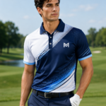 Navy Blue Golf Polo Shirt