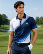 Navy Blue Golf Polo Shirt
