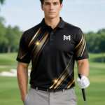 Navy Blue Golf Polo Shirt