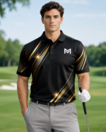 Navy Blue Golf Polo Shirt