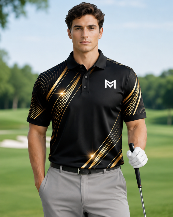 Navy Blue Golf Polo Shirt
