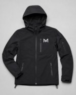 Black Softshell Outdoor Jacket