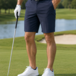 Navy Blue Golf Shorts