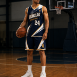 custom basketball uniform set