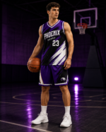 custom basketball uniform set