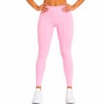 Women's Blush Pink Leggings – High-Waisted Leggings - Activewear