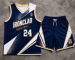 custom basketball uniform set