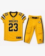 American Football Uniform Yellow and Black