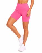 Women's Pink Compression Shorts | Custom Sports Shorts - Image 3