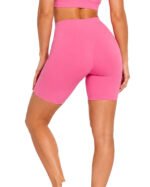 Women's Pink Compression Shorts | Custom Sports Shorts - Image 2