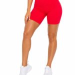 Women’s Red Athletic Shorts | Custom Sports Shorts