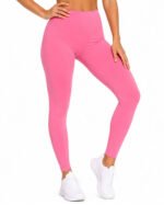 Women's Pink Leggings - High-Waisted Leggings – Activewear
