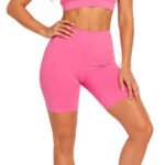 Women's Pink Compression Shorts | Custom Sports Shorts
